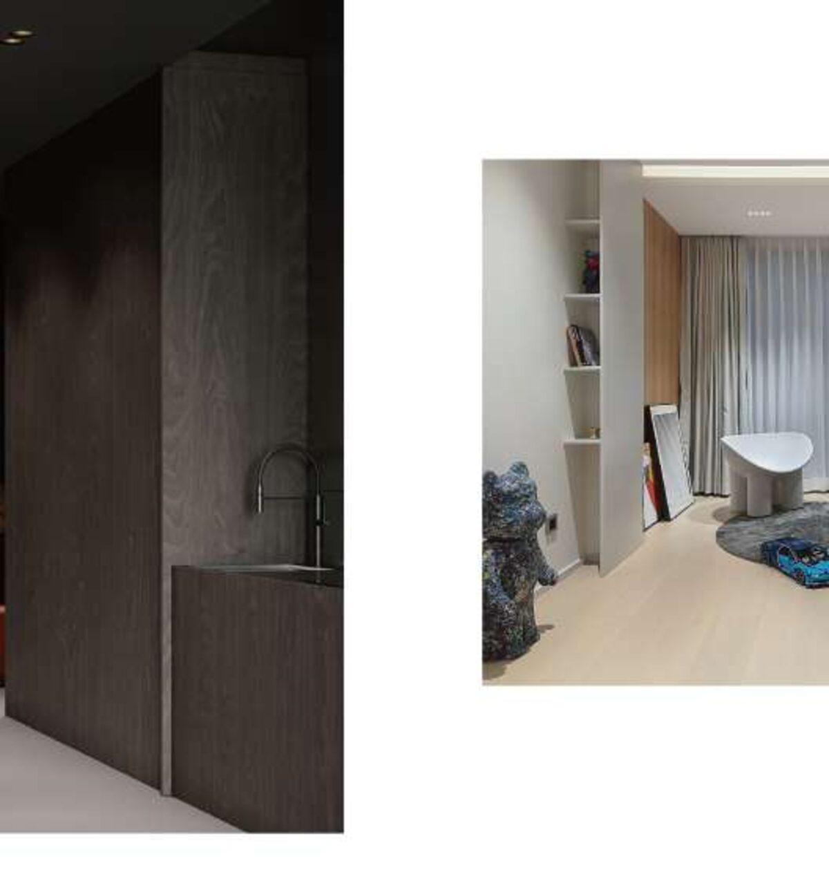 Warm interior detail — texture, material and light shaping the room.